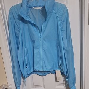 Women's Blue Wind Breaker Jacket